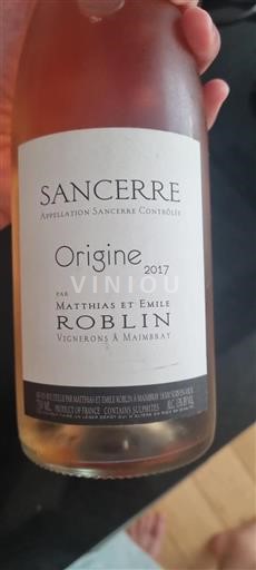 Údolí Loiry Sancerre Roblin Origine 2017