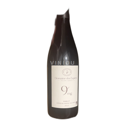 Vin Rouge sec Sablet Domaine Des Espiers 2023 France Vallée du Rhône Côtes-du-rhône-villages AOC bio