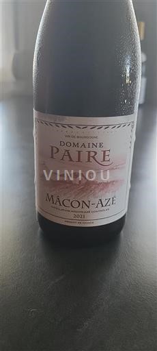 Bourgogne Mâcon och Mâcon-Villages Domaine Paire 2021