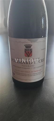 Burgundsko Pommard Premier Cru Clos Blanc Clos Blanc 2022