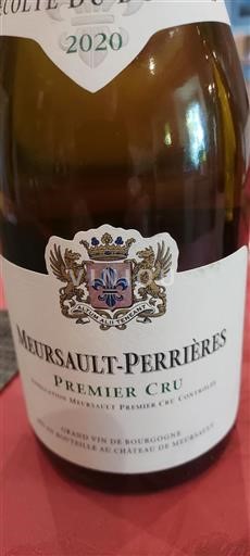 Bourgondië Meursault Premier Cru Château Meursault Meursault-Perrières 2020