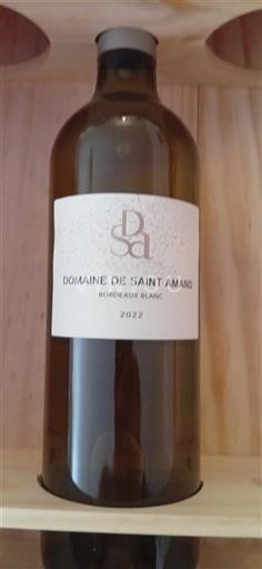 Bordeaux Bordeaux valkoviini Domaine Saint Amand 2022