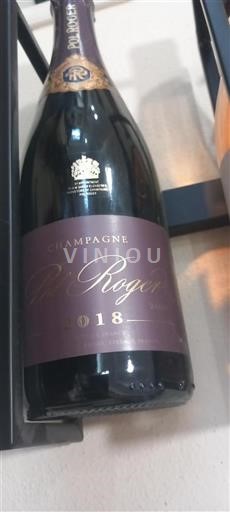 Vin Effervescent Rosé brut Rosé Pol Roger 2018 France Champagne AOC