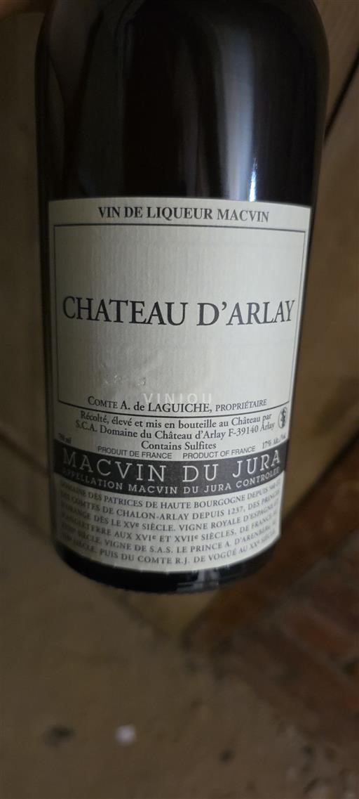 Jura Rượu Macvin-du-jura Château Arlay Không niên vụ