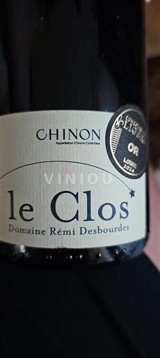 Loire Valley Chinon Domaine Rémi Desbourdes le Clos Non-Vintage