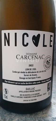 South West Gaillac Domaine Carcenac Nicole 2022