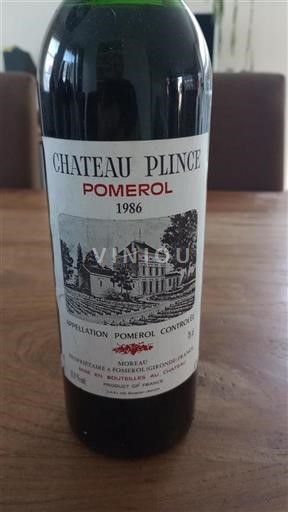 Burdeos Pomerol Château Plince 1986