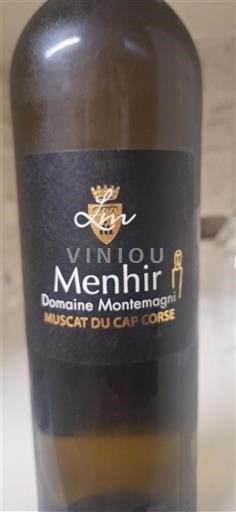 Korsika Muscat du Cap Corse Domaine Montemagni Menhir Icke årgångsbetecknad