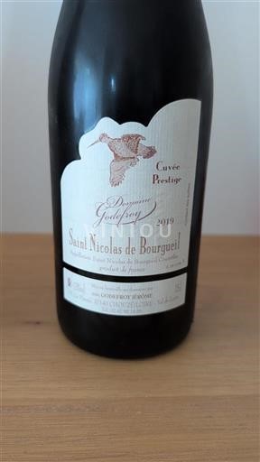 Thung lũng sông Loire Saint-Nicolas-De-Bourgueil Domaine Godefroy Prestige 2019