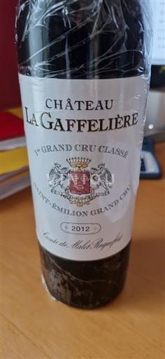 Burdeos Saint-Émilion Gran Cru Grand Cru Château La Gaffelière 2012