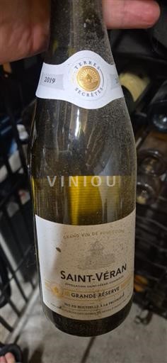 Borgogna Saint-Véran Terres Secrètes Grande Réserve 2019