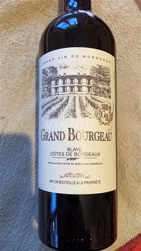 Bordeaux Blaye-Côtes-de-Bordeaux Grand Bourgeau 2016
