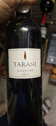 Tây Nam Comté tolosan Tarani Millésime 2015