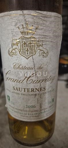 Burdeos Sauternes Château Grand Carretey 2006
