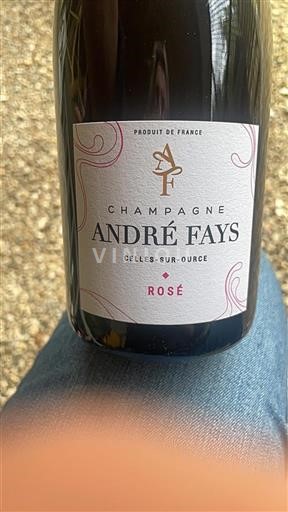 Champaña Champán André Fays Rosé Sin añada