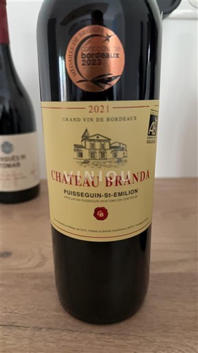 Bordéus Puisseguin-saint-émilion Château Branda 2021