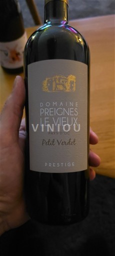 Languedoc-Roussillon Pays d'Oc Domaine Preignes Le Vieux Prestige 2020