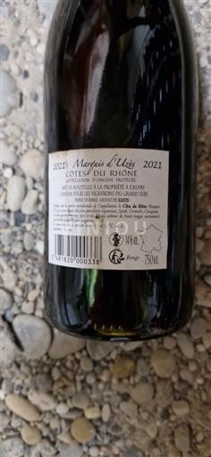 Rhônedalen Côtes du Rhône Marquis Uzes 2021