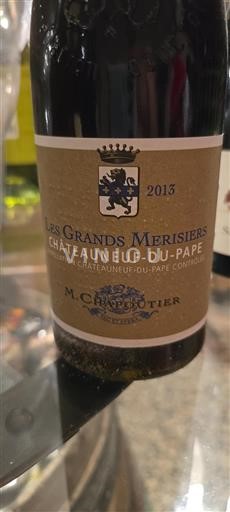 Thung lũng Rhône Châteauneuf-du-pape M. Chapoutier Les Grands Merisiers 2013