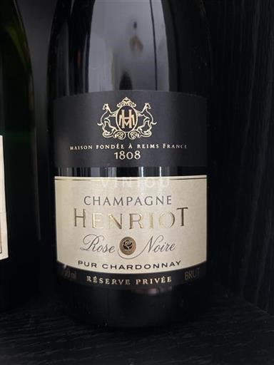 Champaña Champán Henriot Rosé Noire Pur Chardonnay Réserve Privée Sin añada
