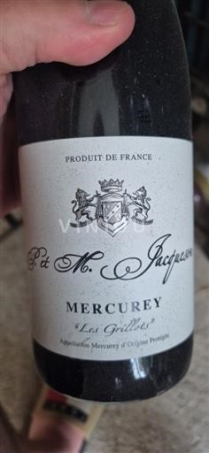 Burgundi Mercurey P. et M. Jacquesson Les Grillots 2018