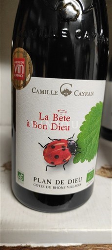 Rhône-dalen Ikke specificeret Camille Cayran La Bête à Bon Dieu 2022