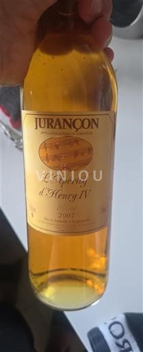 Sud-Ovest Jurançon L'Apéritif Henry IV 2007