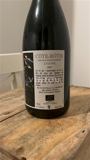 Rhône Valley Côte-Rôtie Maison Stephan L'Ultime 2021