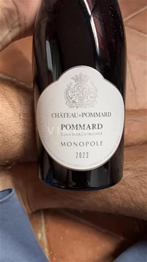 Borgonha Pommard Château Pommard Clos Marey-Monge Monopole 2023