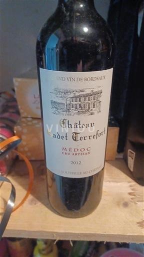 Bordeaux Médoc Château Gadet Terrefort 2012