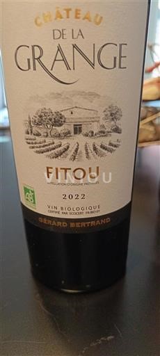 Vin Rouge sec Domaine La Grange 2022 France Languedoc Fitou AOC