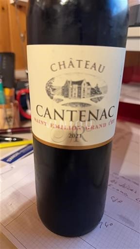 Burdeos Saint-Émilion Gran Cru Grand Cru Cantenac 2021