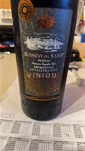 Apulia Primitivo di Manduria Ronco di Sassi 2022