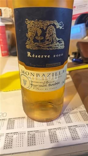 Sydväst Monbazillac Maison Johanès Boubée Réserve 2020