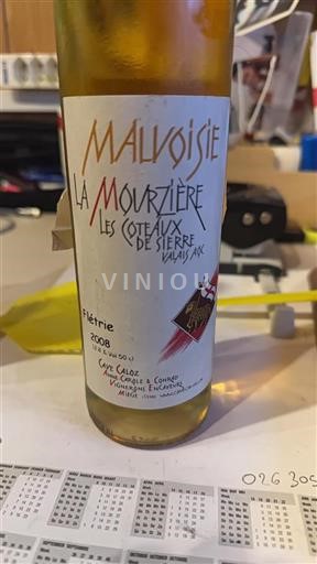 Wallis Wallis AOC Cave Caloz La Mourzière 2008
