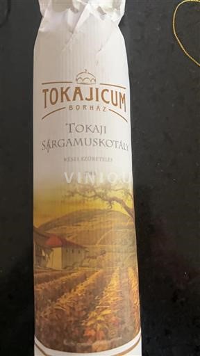Tokaj Not Specified Tokajicum Borház Tokaji Sárgamuskotály 2018