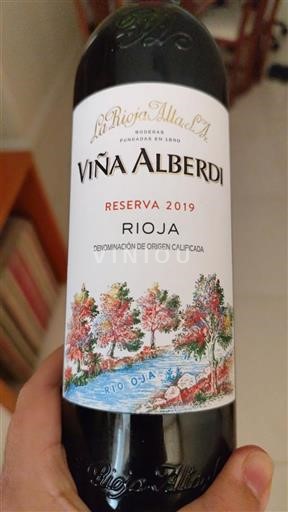 La Rioja Rioja La Rioja Alta, S.A Viña Alberdi Reserva 2019