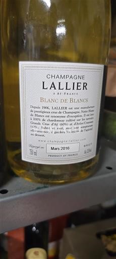 Champagne Šampanské Lallier Blanc de Blancs 2016