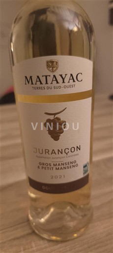 Jihozápad Jurançon Matayac 2021