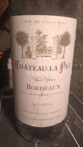 Bordeaux Château La Paz 2005