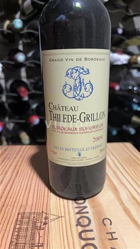 Bordeaux Bordeaux Supérieur Château Thilede-Grillon 2009
