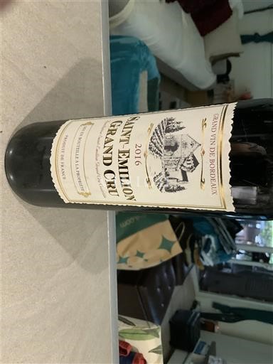 Bordeaux Saint-Émilion Grand Cru Artevino 2016