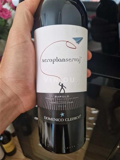 Vine Rouge sec Aeroplanservaj Domenico Clerico 2018 Italien Piemonte Barolo DOC