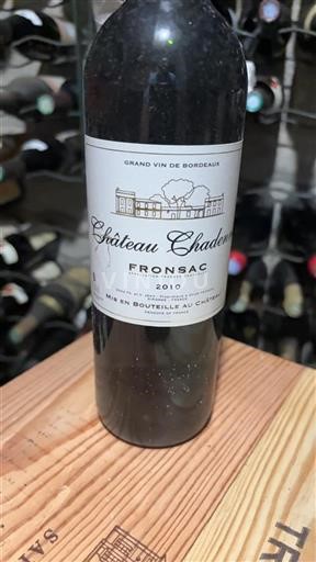 Bordeaux Fronsac Château Chadenne 2010