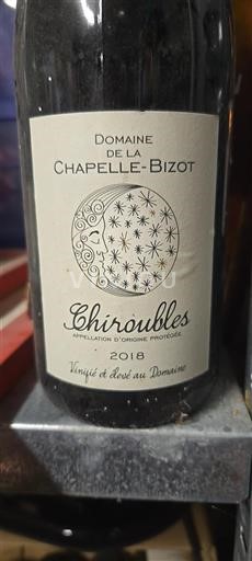 Beaujolais Chiroubles Domaine La Chapelle-Bizot 2018