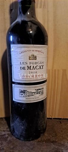 Bordeaux Côtes-de-bourg Les Forges de Macay 2014