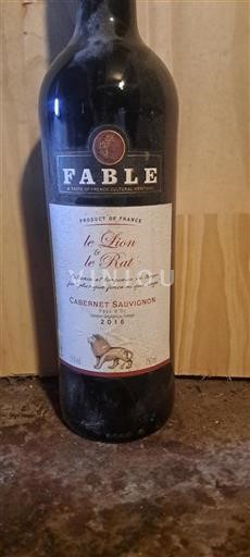 Languedoc og Roussillon Pays d'Oc Fable Le Lion & Le Rat 2016