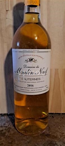 Burdeos Sauternes Domaine Moulin Neuf 2016