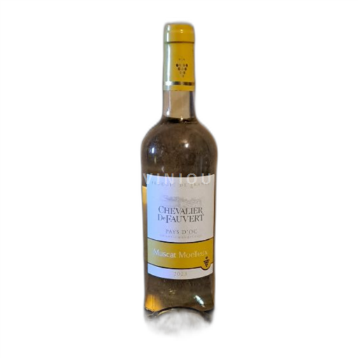 Vin Blanc moelleux Muscat Moelleux Chevalier de Fauvert 2023 France Languedoc et Roussillon Pays d'oc IGP