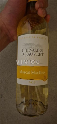Languedoc và Roussillon Vùng đất Oc Chevalier De Fauvert Muscat Moelleux 2023